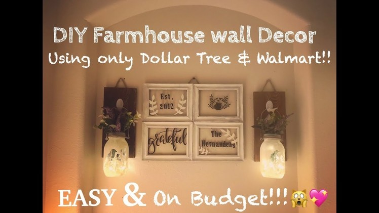 Farmhouse DIY Wall Decor!!
