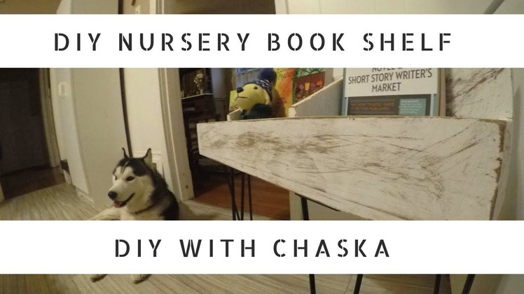 How to build a nursery bookshelf | DIY | Farmhouse bookshelf