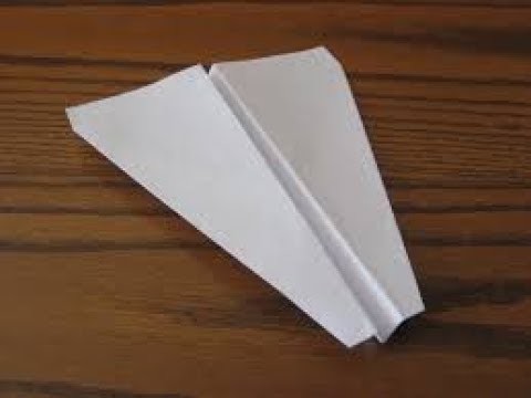 How to fold a eagle paper plane