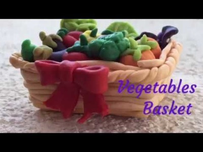 How to make a Vegetable Basket | Polymer Clay