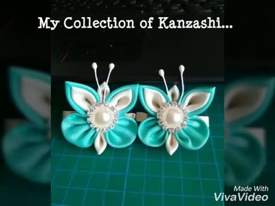 My  Kanzashi collection. (Ribbonflower)