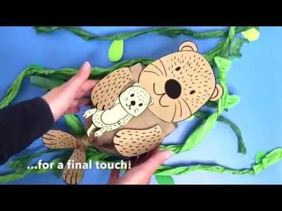 Paper Bag Sea Otter Craft for Kids