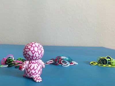 Pinky Makes Rainbow Loom|Ty Mini Boos|Stop Motion