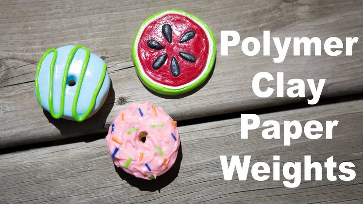 Polymer Clay Pattern Weights Tutorial