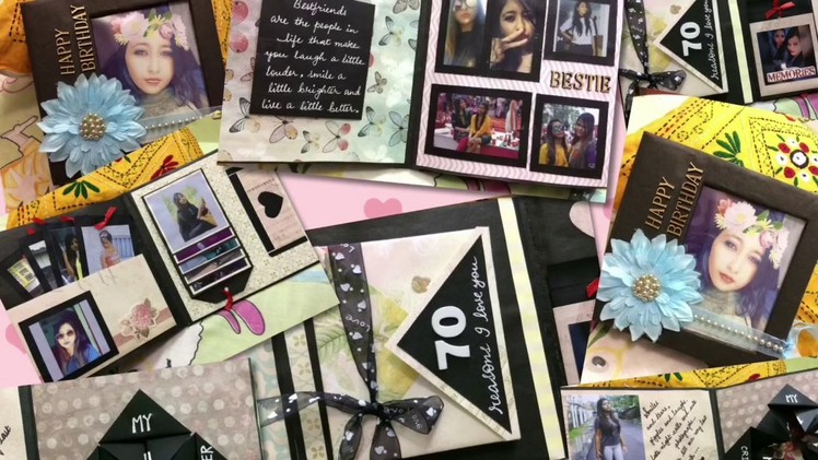 Scrapbook Ideas. || DIY || Scrapbook for sister.boyfriend.Best friend for birthday ideas.