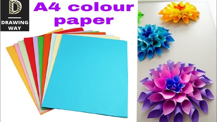 Sinar Premium A4 Color Paper for Art & Craft - 100 Sheets | 10 colour | unboxing