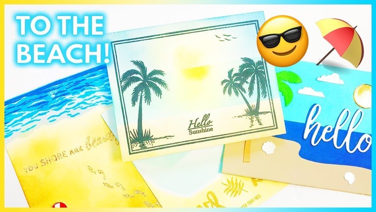 4 Summer Beach Cards to Make | Handmade Cards