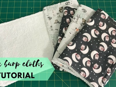Baby Burp Cloths - Quick and Easy Beginner Sewing Tutorial