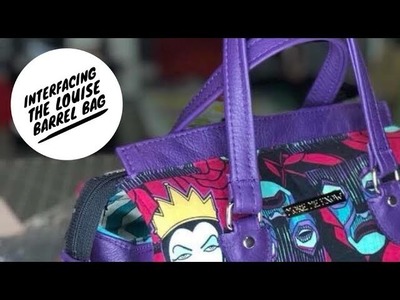 Cutting & Interfacing : The Louise Barrel Bag & Mini NCW by Swoon Sewing Patterns & Mini NCW