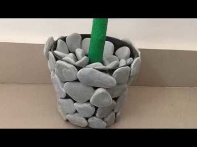 DIY stone Planter