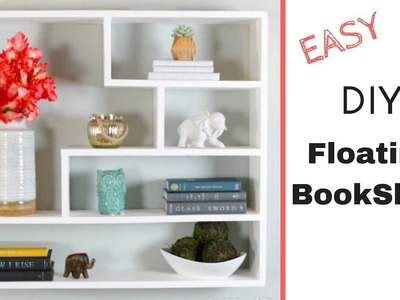 Easy DIY Floating Bookshelf | Modern Floating Shelves