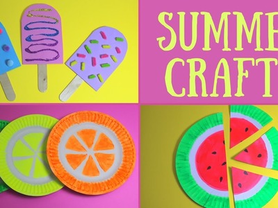 Easy Summer Crafts for Kids | Summer Craft Ideas