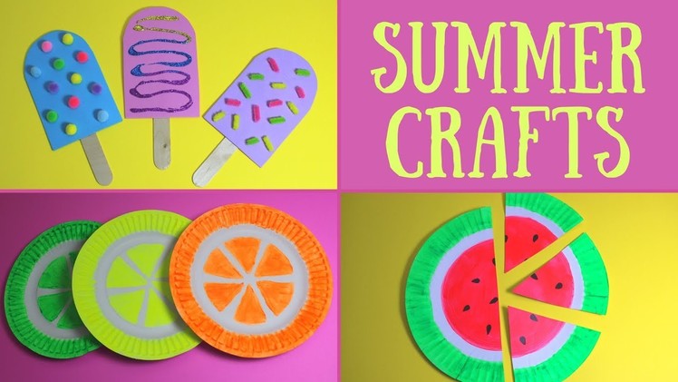 Easy Summer Crafts for Kids | Summer Craft Ideas