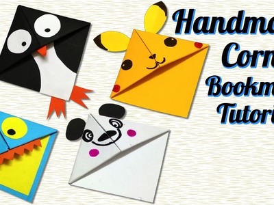 Handmade Cute Corner Bookmark Tutorial
