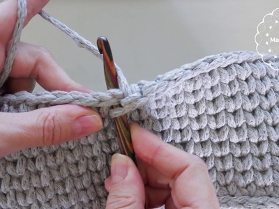 How to crochet the waistcoat stitch