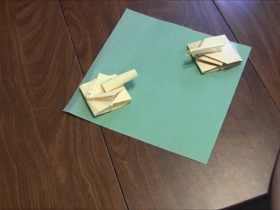 How to Make a Paper Tank (Origami Tank)
