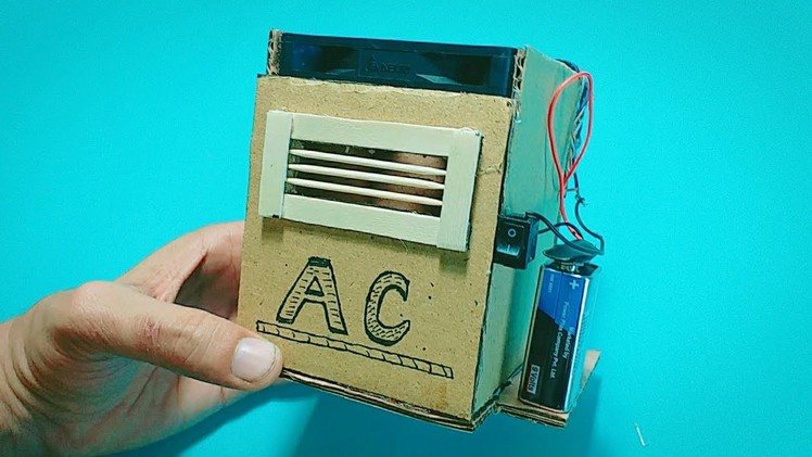 How to make Homemade Air Conditioner | diy Ac with Cardboard | Air Cooler