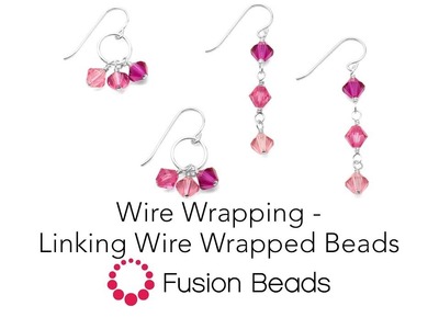 Learn to Link Wire Wrapped Beads with Fusion Beads