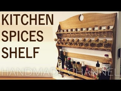 Making this Spices Rack - Woodworking on Handmade Channel