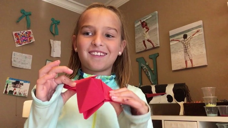 Origami Bird And Paper hat!!! ( EASY AND FUN )