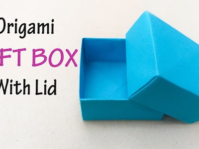 Origami GIFT BOX with Lid - Easy Tutorial
