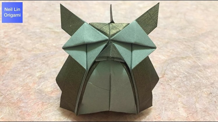 Origami Owl Tutorial 貓頭鷹摺紙教學 Búho de Papel #bird #折紙猫头鹰 折り紙-ふくろう(鳥)