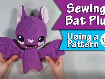 Sewing a Bat Plush Using a Sew Desu Ne? Pattern