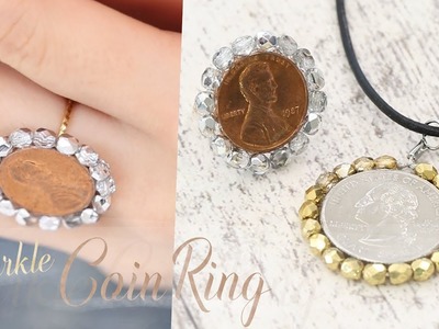 Sparkle Coin Ring＊リングをDIYしよう！海外の硬貨でつくるキラキラコインリング