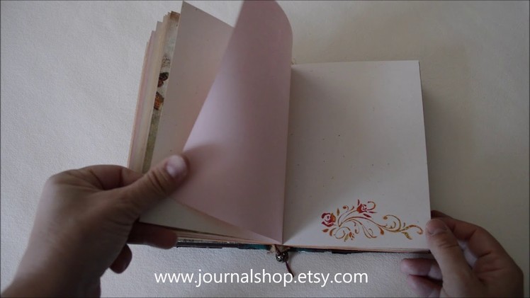 The Enchanting Seal - A Handmade Journal Diary