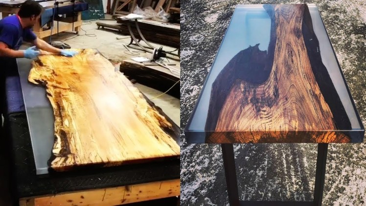 10 Awesome Epoxy Resin Table Top DIY Woodworking Creative Ideas |Live Edge River Table Countertops