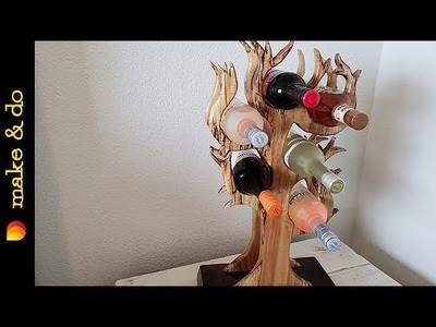 Awesome Homemade Wine Rack - DIY Woodworking Project for the kitchen.