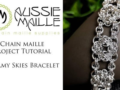 Chain Maille Tutorial - Stormy Skies Bracelet