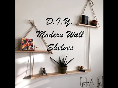 D.I.Y. Modern Wall Shelves