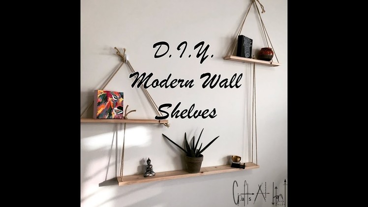 D.I.Y. Modern Wall Shelves