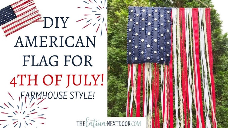 DIY American Flag for 4th of July