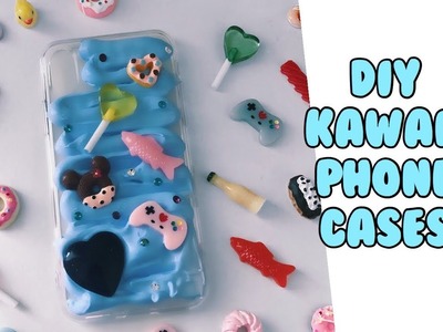 DIY KAWAII PHONE CASES- easy and cute!