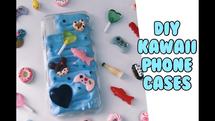 DIY KAWAII PHONE CASES- easy and cute!