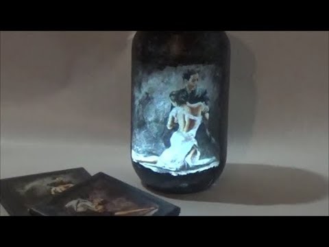 DIY lighted mason jar.Φτιάχνω φωτιστικό από γυάλινο βαζάκι
