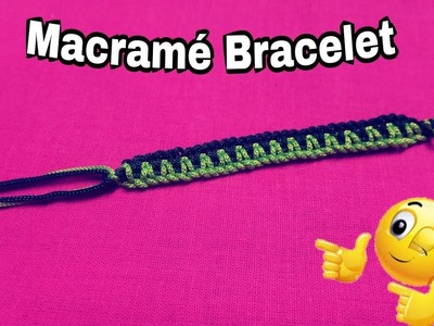 Diy Macramé Bracelet || Simple bracelet by using string cord || By Amazing Gallery. . 