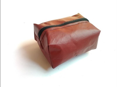 DIY makeup bag |  How to make Pouch. make up bag