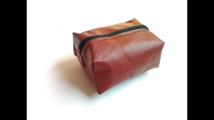 DIY makeup bag |  How to make Pouch. make up bag