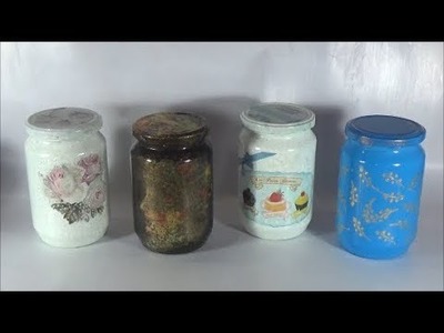 DIY mason jar decoration.Διακοσμώ γυάλινα βαζάκια