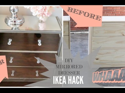 DIY | Mirrored Nightstands (IKEA HACK!!!)  | SANTORIA ADAMS | BEAUTYBYSSAM