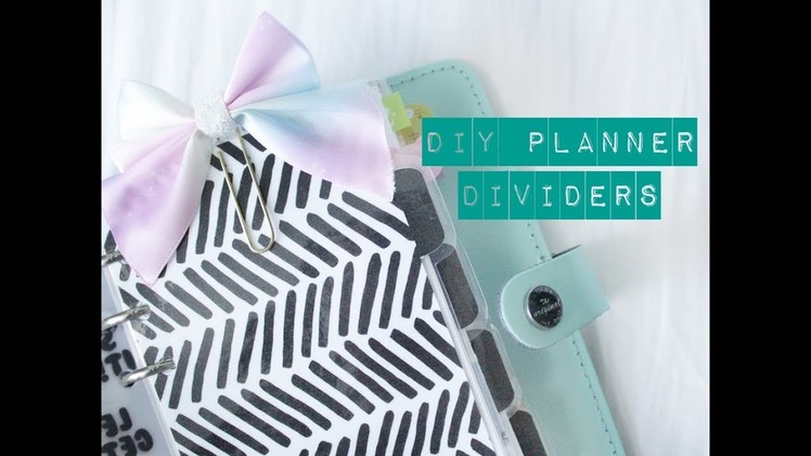 DIY Personal Planner Dividers