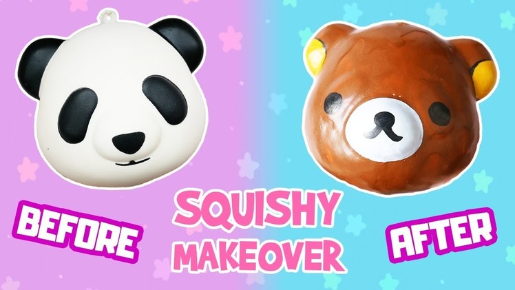 DIY Squishy Makeover | Kawaii Panda To Rilakkuma Redecorating