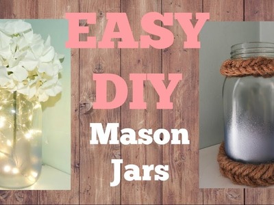 EASY & CHEAP DIY | Mason Jar Centerpiece