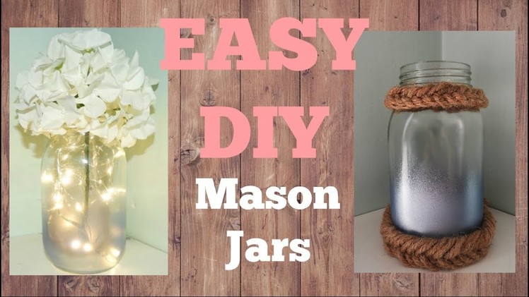 EASY & CHEAP DIY | Mason Jar Centerpiece