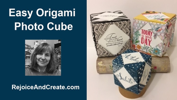 Easy Origami Photo Cube Tutorial