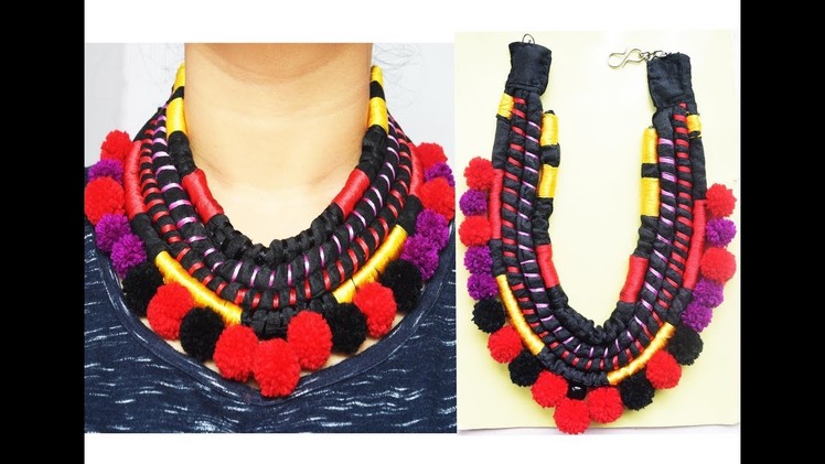 How To-DIY African Inspired  Rope Necklace.Parna's Beauty World