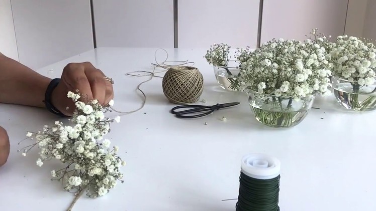 How to make a DIY Flower Garland